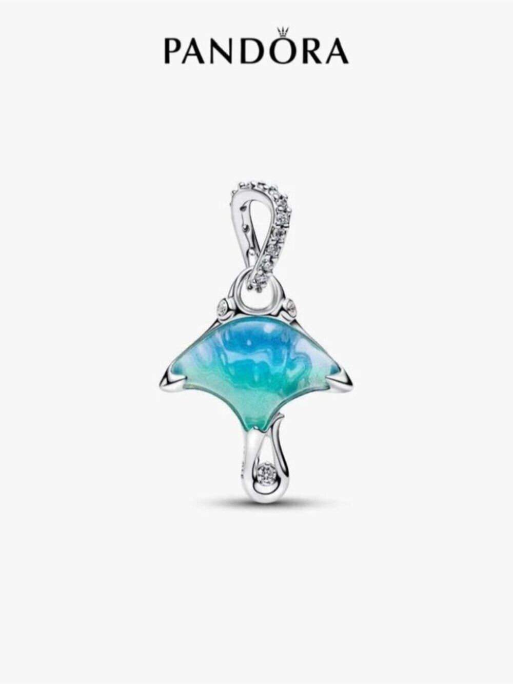 Pandora Manta Ray Dangle Charm